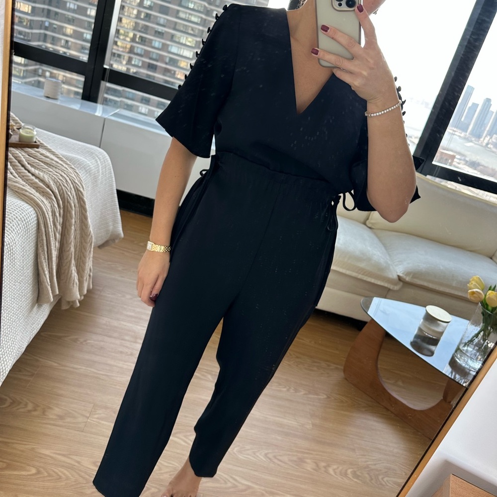 Zara Navy Jumpsuit